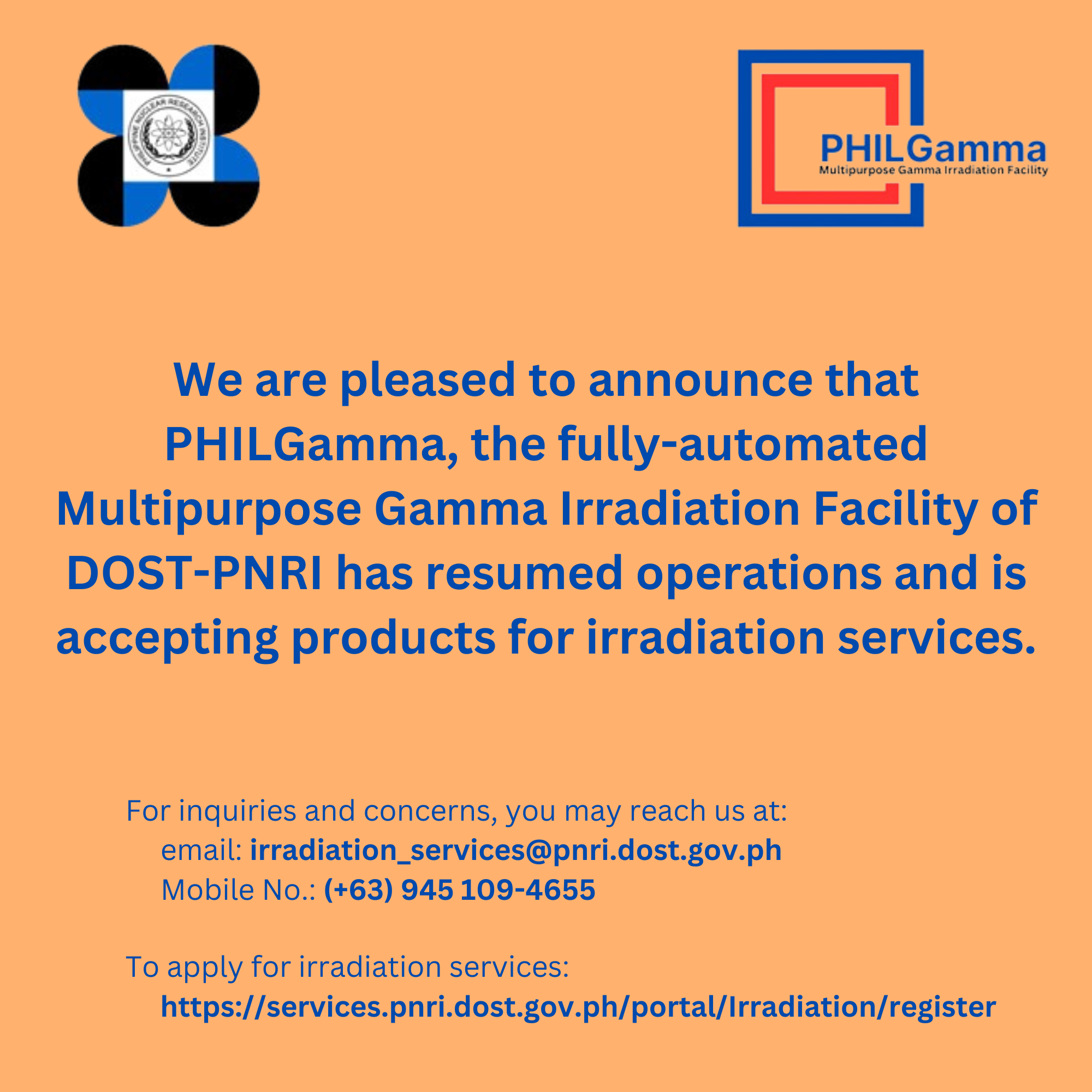 PHILGamma Announcement