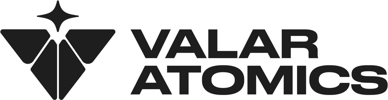 Valar Wordmark Stacked Dark